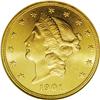 Image 1 : 1901 $20 MS65 NGC. Few Liberty double eagle issues are 1901[$20] MS65 NGC.