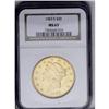 Image 1 : 1903-S $20 MS63 NGC. A flashy piece with dazzling cart 1903-S[$20] MS63 NGC.