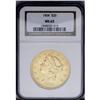 Image 1 : 1904 $20 MS63 NGC. Fully lustrous surfaces display pre 1904[$20] MS63 NGC.