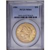 Image 1 : 1904 $20 MS64 PCGS. Dynamic luster flows over the surf 1904[$20] MS64 PCGS.
