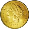 Image 1 : 1906-S $20 MS63 PCGS. The 1906-S double eagle, with a 1906-S[$20] MS63 PCGS.