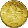 Image 1 : 1907-D $20 MS65 PCGS. Second year of D-mint production 1907-D[$20] MS65 PCGS.