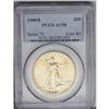 Image 1 : 1909/8 $20 AU58 PCGS. A pretty, extremely lustrous exa 1909/8[$20] AU58 PCGS.