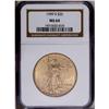 Image 1 : 1909-S $20 MS64 NGC. This attractive pale peach-gold n 1909-S[$20] MS64 NGC.
