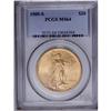 Image 1 : 1909-S $20 MS64 PCGS. A frosty example with effulgent 1909-S[$20] MS64 PCGS.