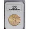 Image 1 : 1909-S $20 MS64 NGC. A frosty and highly lustrous near 1909-S[$20] MS64 NGC.