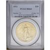 Image 1 : 1911 $20 MS63 PCGS. This is a scarce date from a minta 1911[$20] MS63 PCGS.