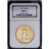 Image 1 : 1911-D $20 MS65 NGC. The striking definition is especi 1911-D[$20] MS65 NGC.