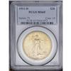 Image 1 : 1911-D $20 MS65 PCGS. An instantly appealing, extremel 1911-D[$20] MS65 PCGS.