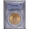 Image 1 : 1911-S $20 MS64 PCGS. Well defined with outstanding lu 1911-S[$20] MS64 PCGS.
