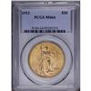 Image 3 : 1912 $20 MS64 PCGS. Both sides of this attractive, red 1912[$20] MS64 PCGS.