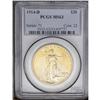 Image 1 : 1914-D $20 MS63 PCGS. Extremely appealing and high-end 1914-D[$20] MS63 PCGS.