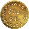 Image 1 : (1837-42) $2 1/2 C.Bechtler Quarter Eagle, 67G. 21C. M (1837-42)[$2 1/2] C.Bechtler Quarter Eagle, 6