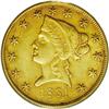 Image 1 : 1861 $10 Clark, Gruber & Co. Ten Dollar AU55 PCGS. K-7 1861[$10] Clark, Gruber & Co. Ten Dollar AU55