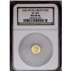 Image 3 : 1854 50C Liberty Octagonal 50 Cents, BG-306, R.4, MS66 1854[50C] Liberty Octagonal 50 Cents, BG-306,