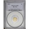 Image 1 : 1853 $1 Liberty Octagonal 1 Dollar, BG-523, R.5, AU58 1853[$1] Liberty Octagonal 1 Dollar, BG-523, R