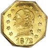 Image 1 : 1872 25C Washington Octagonal 25 Cents, BG-722, Low R. 1872[25C] Washington Octagonal 25 Cents, BG-7