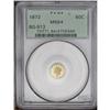 Image 1 : 1872 50C Liberty Octagonal 50 Cents, BG-913, R.4, MS64 1872[50C] Liberty Octagonal 50 Cents, BG-913,