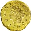 Image 1 : 1876/5 $1 Indian Octagonal 1 Dollar, BG-1129, R.4 MS63 1876/5[$1] Indian Octagonal 1 Dollar, BG-1129