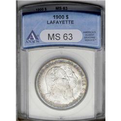1900 S$1 Lafayette Dollar MS63 ANACS. DuVall 2-C. A sa 1900[img border='0' src='http://www.heritagec