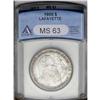 Image 1 : 1900 S$1 Lafayette Dollar MS63 ANACS. DuVall 2-C. A sa 1900[img border='0' src='http://www.heritagec