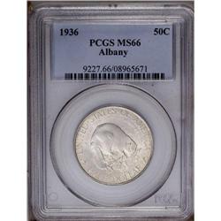 1936 50C Albany MS66 PCGS. Each side has a slight gold 1936[50C] Albany MS66 PCGS.