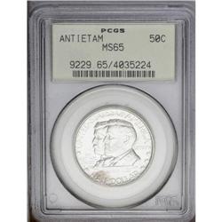 1937 50C Antietam MS65 PCGS. This lustrous and nearly 1937[50C] Antietam MS65 PCGS.