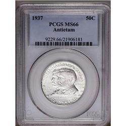 1937 50C Antietam MS66 PCGS. Well struck with bright, 1937[50C] Antietam MS66 PCGS.