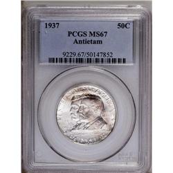 1937 50C Antietam MS67 PCGS. Lustrous and sharply stru 1937[50C] Antietam MS67 PCGS.