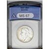 Image 1 : 1937 50C Boone MS67 ANACS. Highly lustrous with cresce 1937[50C] Boone MS67 ANACS.