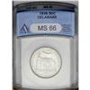 Image 1 : 1936 50C Delaware MS66 ANACS. Both sides exhibit a sof 1936[50C] Delaware MS66 ANACS.