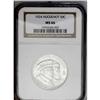Image 1 : 1924 50C Huguenot MS66 NGC. Untoned with an appealing, 1924[50C] Huguenot MS66 NGC.