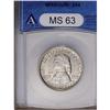 Image 1 : 1921 50C Missouri 2x4 MS63 ANACS. A pleasing Mint Stat 1921[50C] Missouri 2x4 MS63 ANACS.