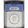 Image 1 : 1937-D 50C Oregon MS67 ANACS. Impeccable silver-gray s 1937-D[50C] Oregon MS67 ANACS.