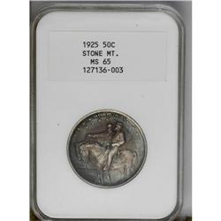 1925 50C Stone Mountain MS65 NGC. Cartwheel luster rea 1925[50C] Stone Mountain MS65 NGC.