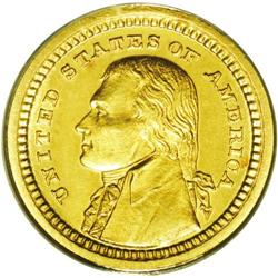 1903 G$1 Louisiana Purchase/Jefferson MS64 ANACS. Sati 1903[G$1] Louisiana Purchase/Jefferson MS64 A