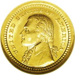 1903 G$1 Louisiana Purchase/Jefferson MS64 NGC. Bright 1903[G$1] Louisiana Purchase/Jefferson MS64 N