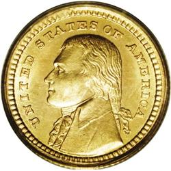 1903 G$1 Louisiana Purchase/Jefferson MS64 PCGS. House 1903[G$1] Louisiana Purchase/Jefferson MS64 P