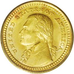 1903 G$1 Louisiana Purchase/Jefferson MS64 PCGS. Iride 1903[G$1] Louisiana Purchase/Jefferson MS64 P