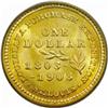 Image 2 : 1903 G$1 Louisiana Purchase/Jefferson MS67 NGC. The ea 1903[G$1] Louisiana Purchase/Jefferson MS67 P