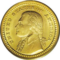 1903 G$1 Louisiana Purchase/Jefferson MS67 PCGS. A gor 1903[G$1] Louisiana Purchase/Jefferson MS67 P