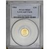 Image 1 : 1904 G$1 Lewis and Clark MS62 PCGS. Lustrous and flash 1904[G$1] Lewis and Clark MS62 PCGS.