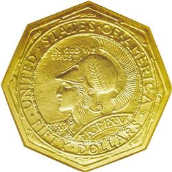 1915-S $50 Panama-Pacific 50 Dollar Octagonal MS65 NGC 1915-S[$50] Panama-Pacific 50 Dollar Octagona