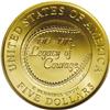 Image 2 : 1997-W G$5 Jackie Robinson Gold Five Dollar MS70 NGC. 1997-W[G$5] Jackie Robinson Gold Five Dollar M