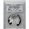 Image 1 : 2001-P S$1 Buffalo PR70 Deep Cameo PCGS. Flawless, thi 2001-P[img border='0' src='http://www.heritag