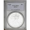 Image 1 : 1997-P S$1 Silver Eagle PR70 PCGS. Deep Cameo contrast 1997-P[img border='0' src='http://www.heritag