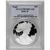 Image 1 : 2005-W S$1 Silver Eagle PR70 Deep Cameo PCGS. A perfec 2005-W[img border='0' src='http://www.heritag