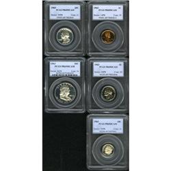1963 Proof Set PR69 Deep Cameo PCGS. The set includes: 1963 Proof Set PR69 Deep Cameo PCGS.