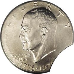 1976 $1 Type Two Bicentennial Eisenhower Dollar--Clip- 1976[$1] Type Two Bicentennial Eisenhower Dol