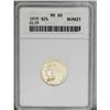 Image 1 : 1915 $2 1/2 Indian Quarter Eagle--Clip--MS60 ANACS. A 1915[$2 1/2] Indian Quarter Eagle--Clip--MS60 